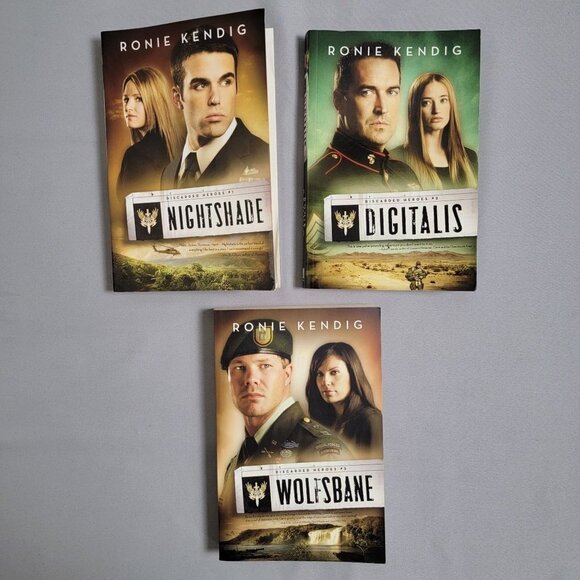 Discarded Heroes Series By Ronie Kendig Book Lot Nightshade Digitalis Wolfsbane - Picture 1 of 11